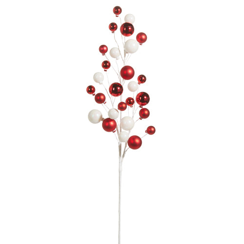 RAZ 31 Red and White Ball Spray – DecoratorCrafts