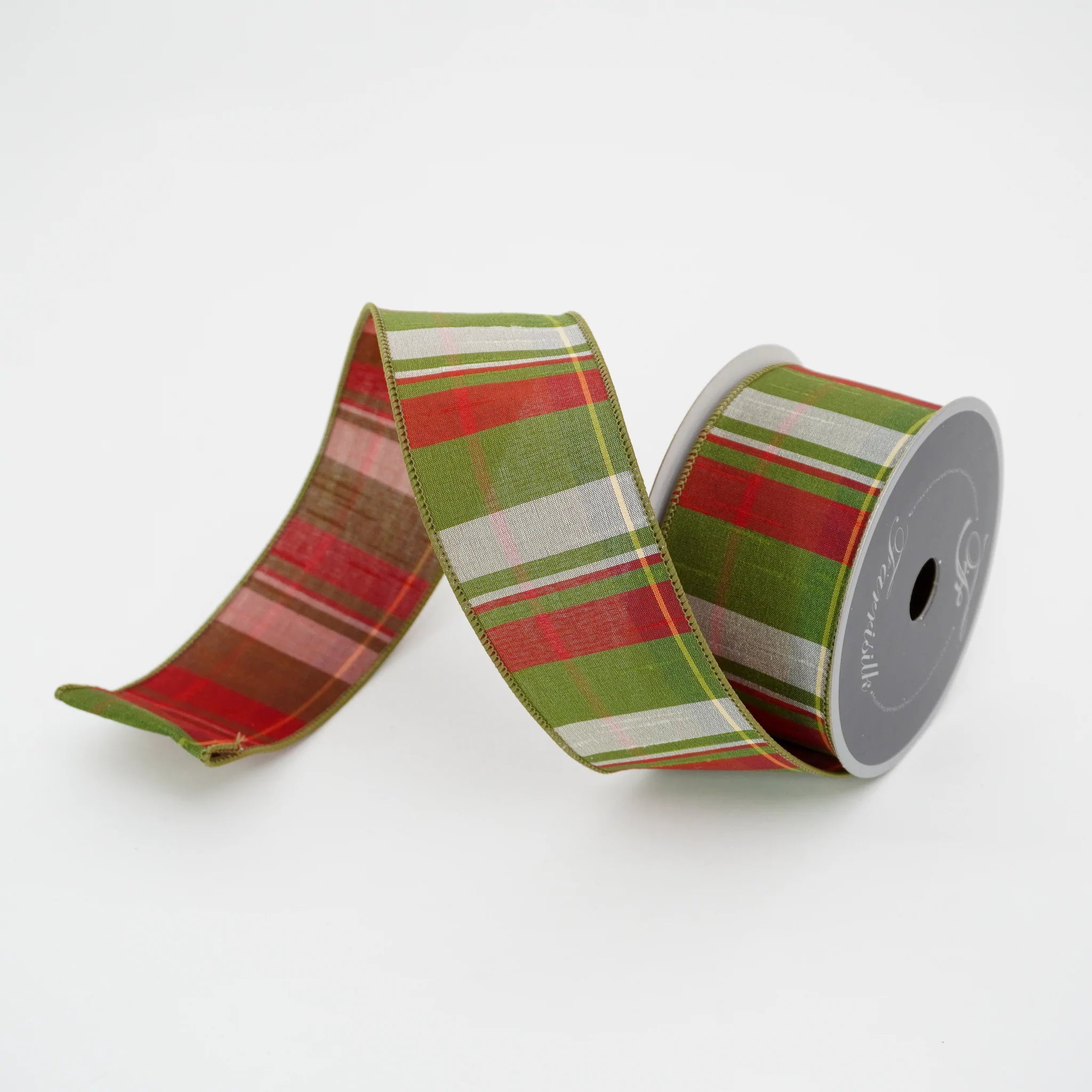 CHRISTMAS RIBBON WIRE EDGED 2.5 Inch X 3 Yards SELECT: Design