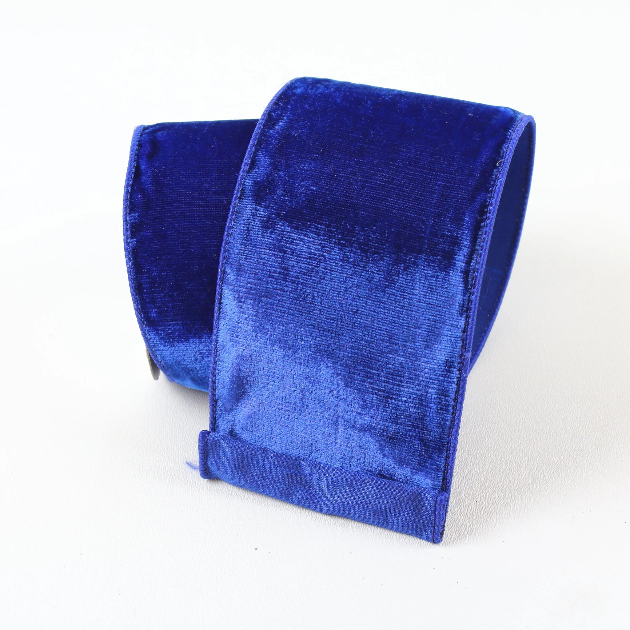 2.5 Royal Blue Satin Ribbon, Farrisilk Ribbon, Wired Ribbon – Joycie Lane  Designs