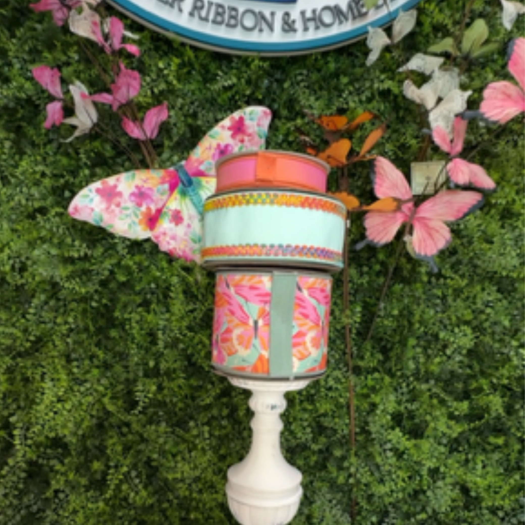 3.27.2026 Green/Orange/Pink Butterfly