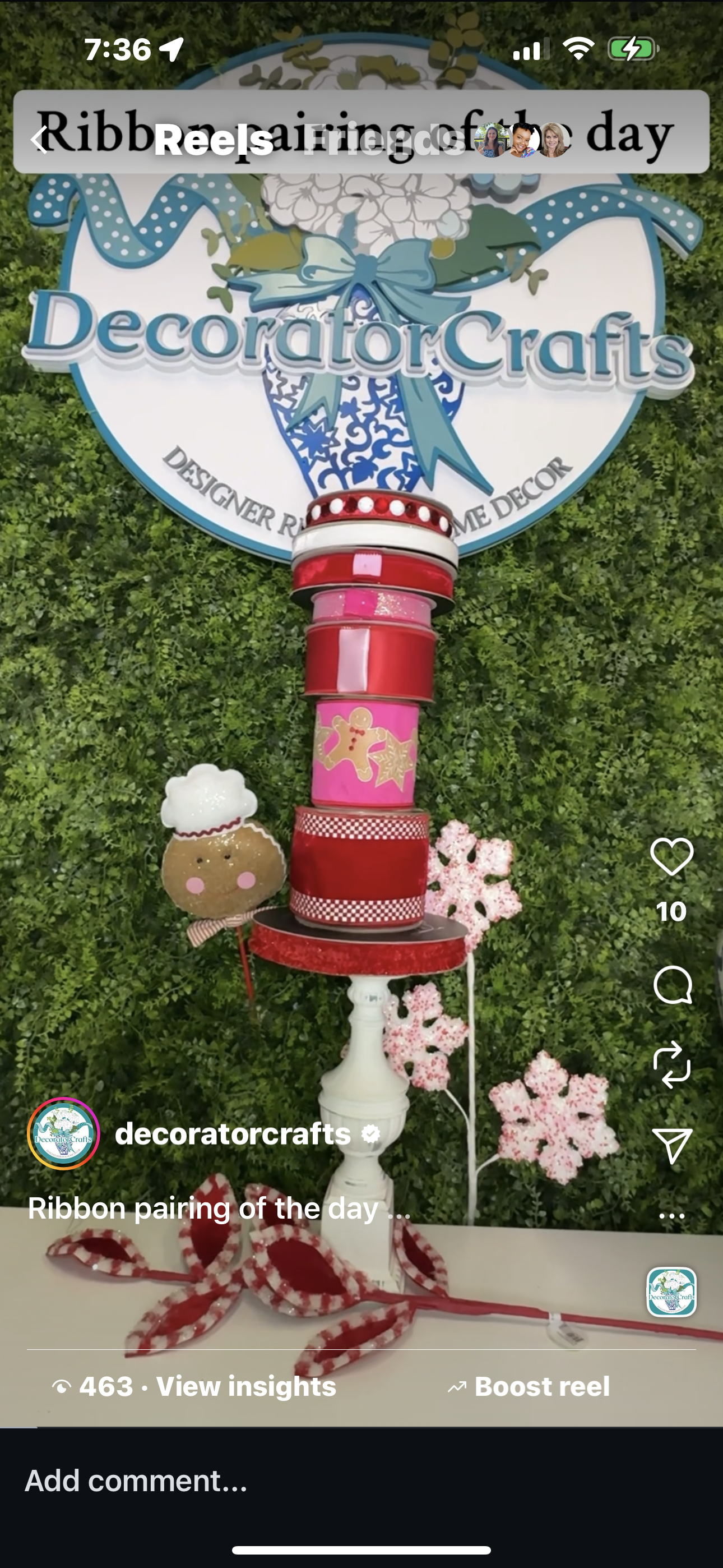 Ribbon Pairing w/exclusive gingerbread