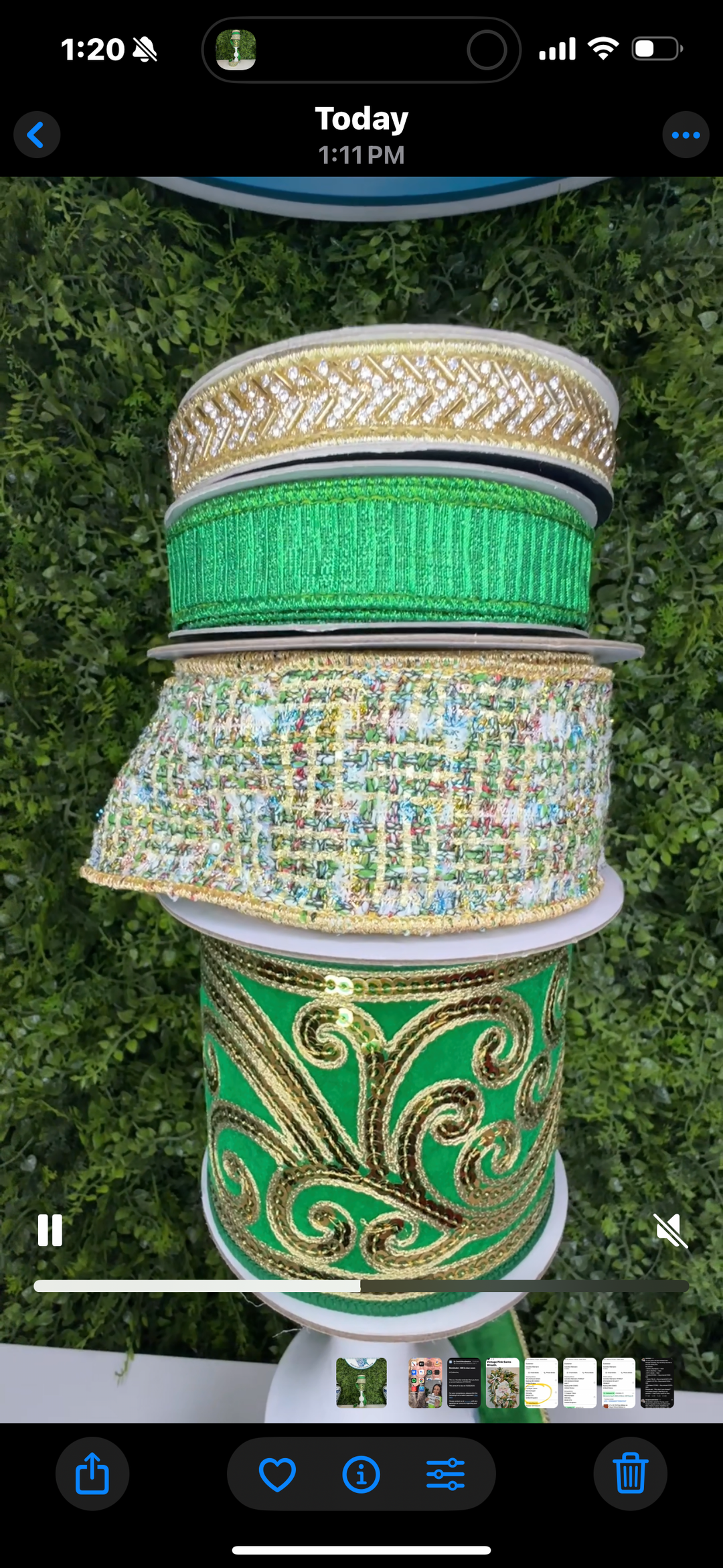 Ribbon pairing of the day 10.13.2025