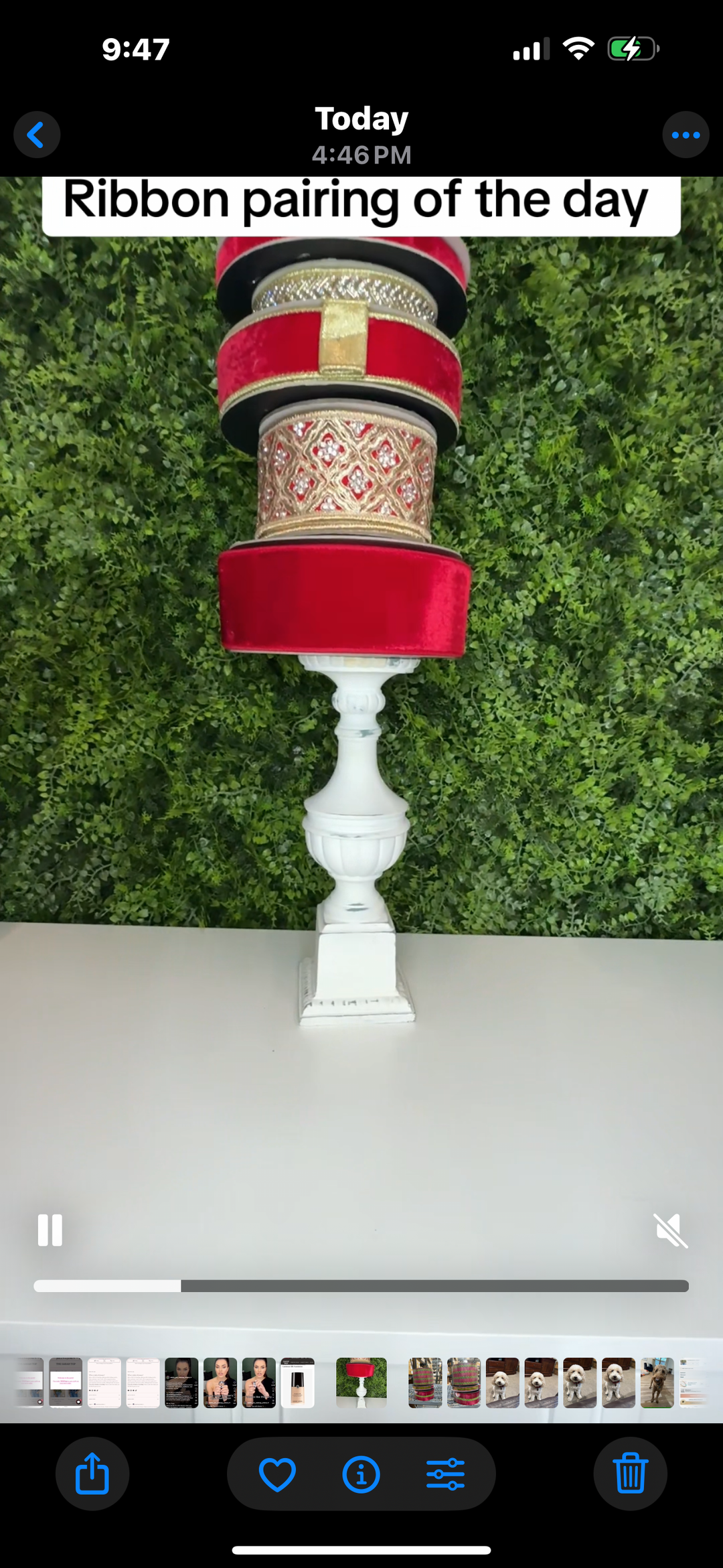 Ribbon pairing 10.13.2025