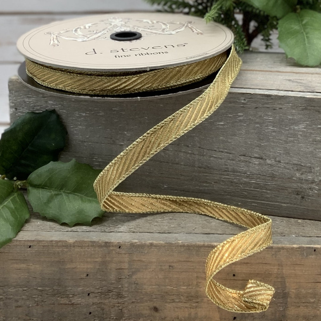 4” x 10 Yard Rose Gold Aurora Jacquard Tissue Back Ribbon - Decorator's  Warehouse