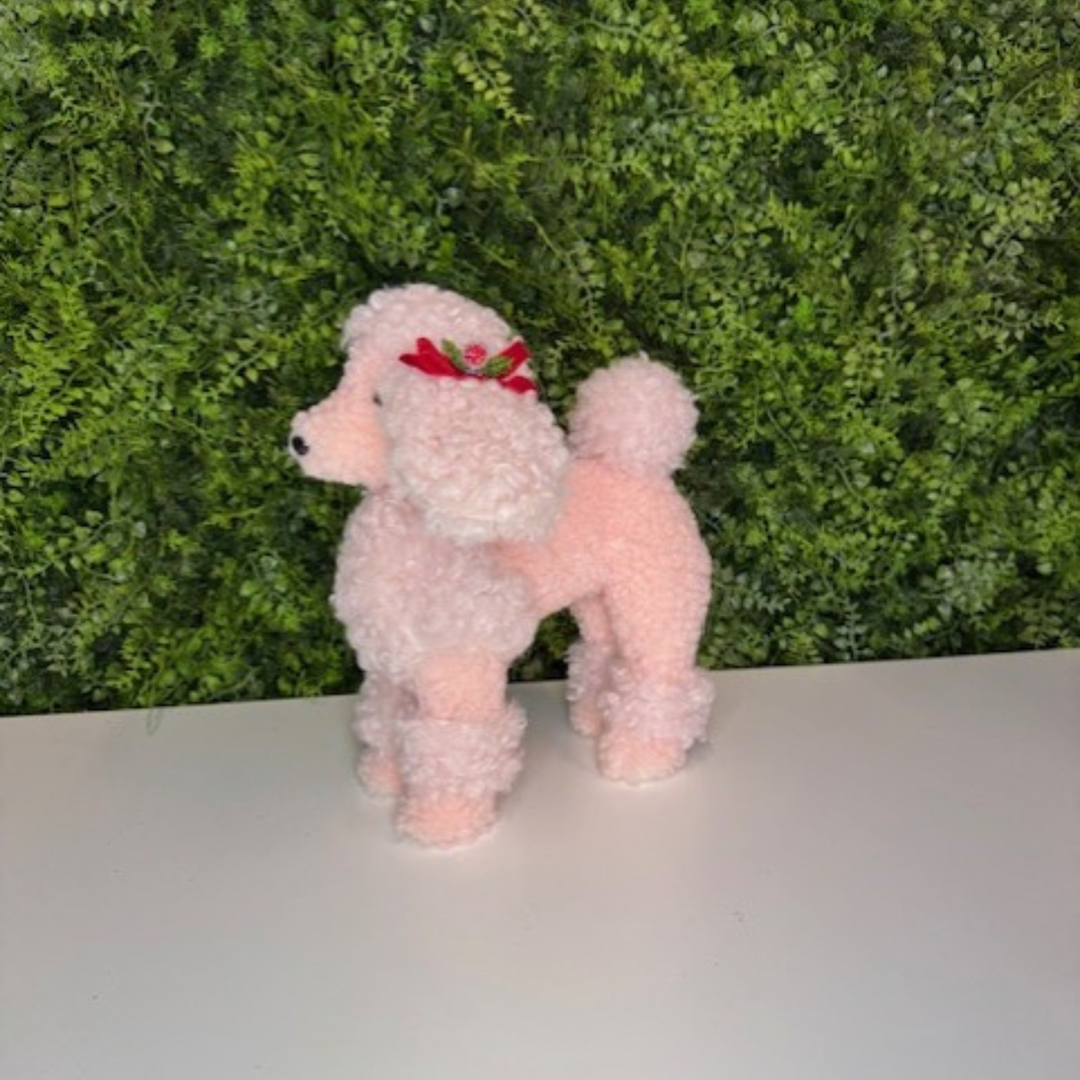 10" Pink Poodle