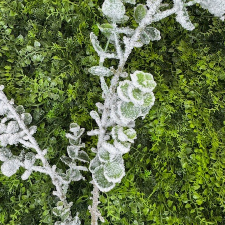 Direct Export 39" Green and White Snow Eucalyptus Branch