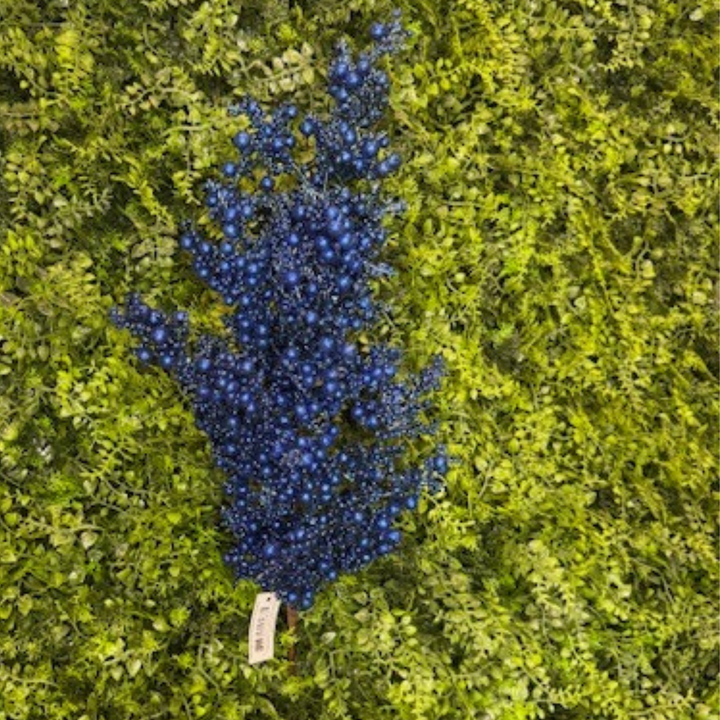 Direct Export 29" Blue Glitter Mix Berry Cedar Spray