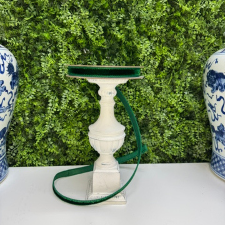 Farrisilk .75" x 10 YD Emerald Green Velvet Wired Ribbon