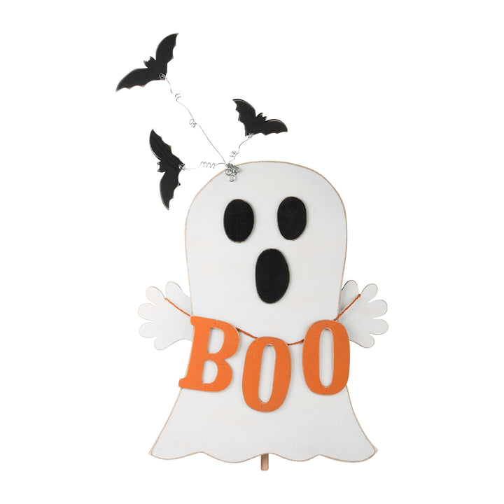 19" Boo Ghost Sign/Topper