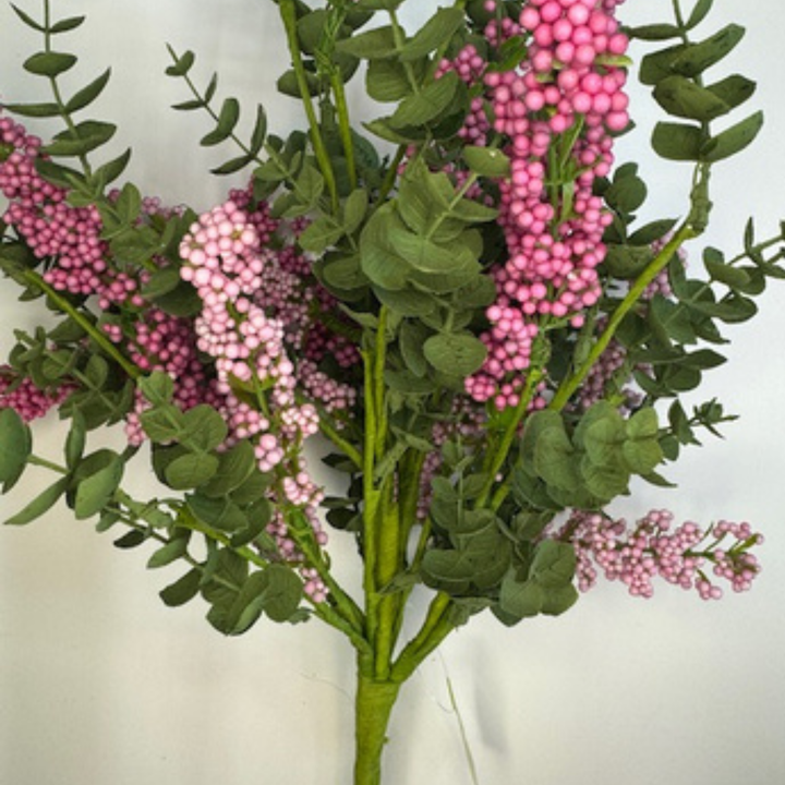20" Pink Heather Eucalyptus Bush