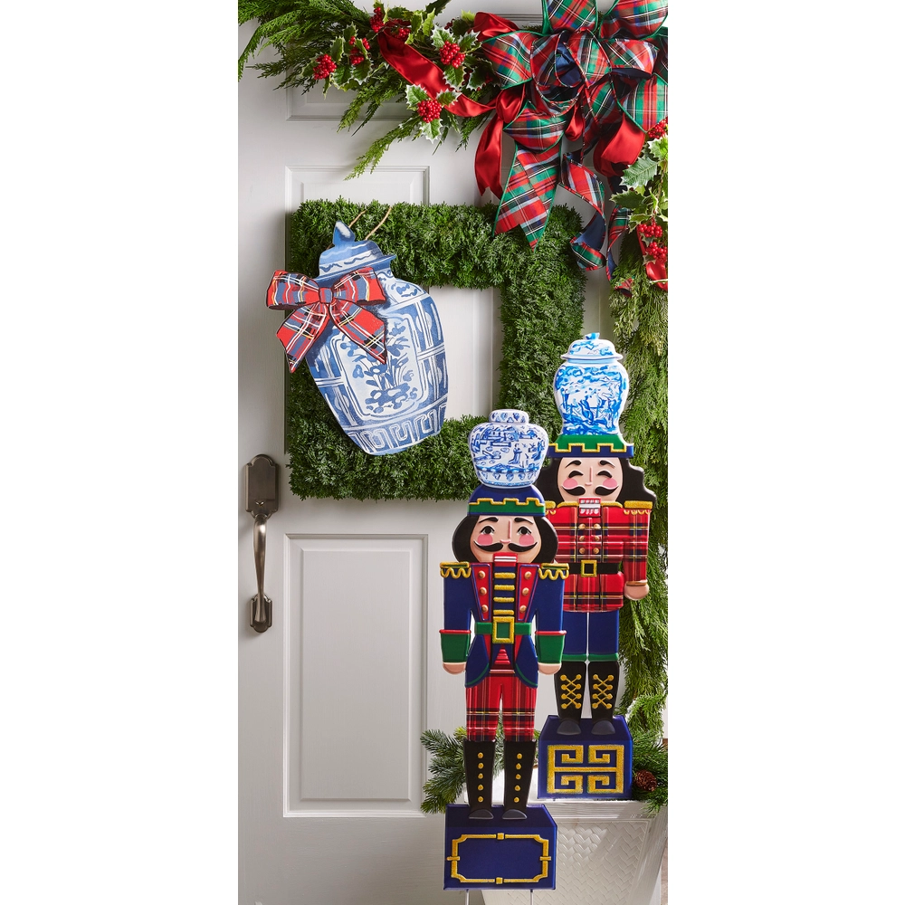 RAZ 24" Square Cedar Wreath