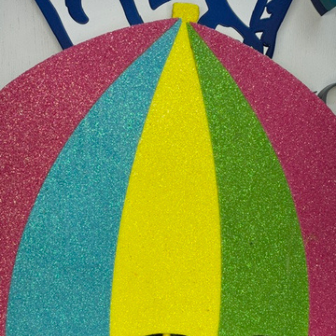 EXCLUSIVE - 23" Glitter Umbrella Pick/Atttachment