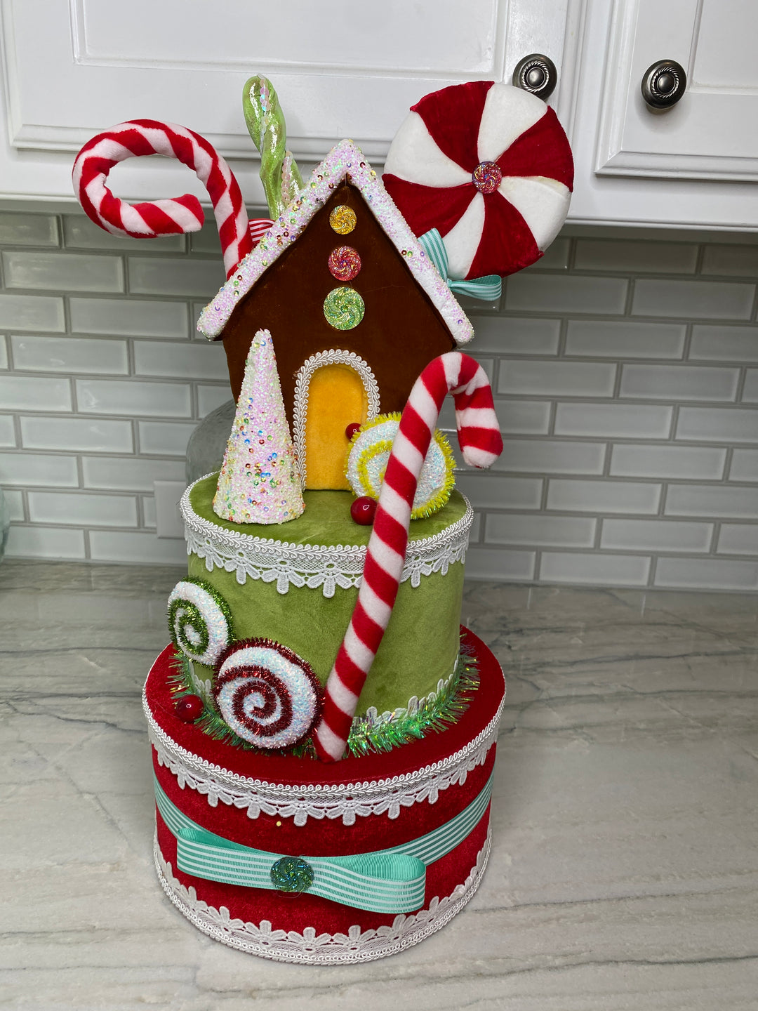 21” Gingerbread Candy House