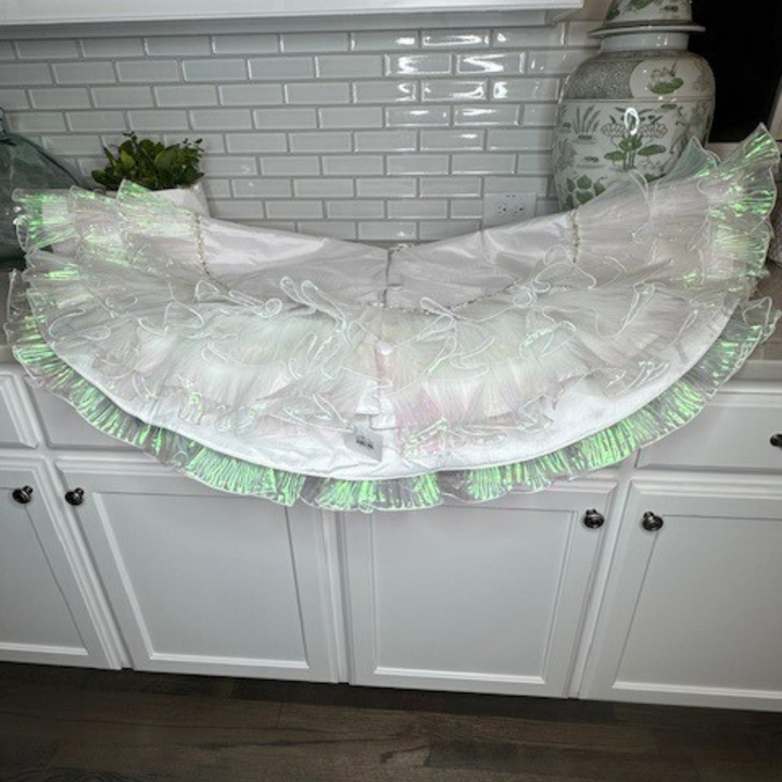 60" Farrisilk Iridecent Ballerina Tree Skirt