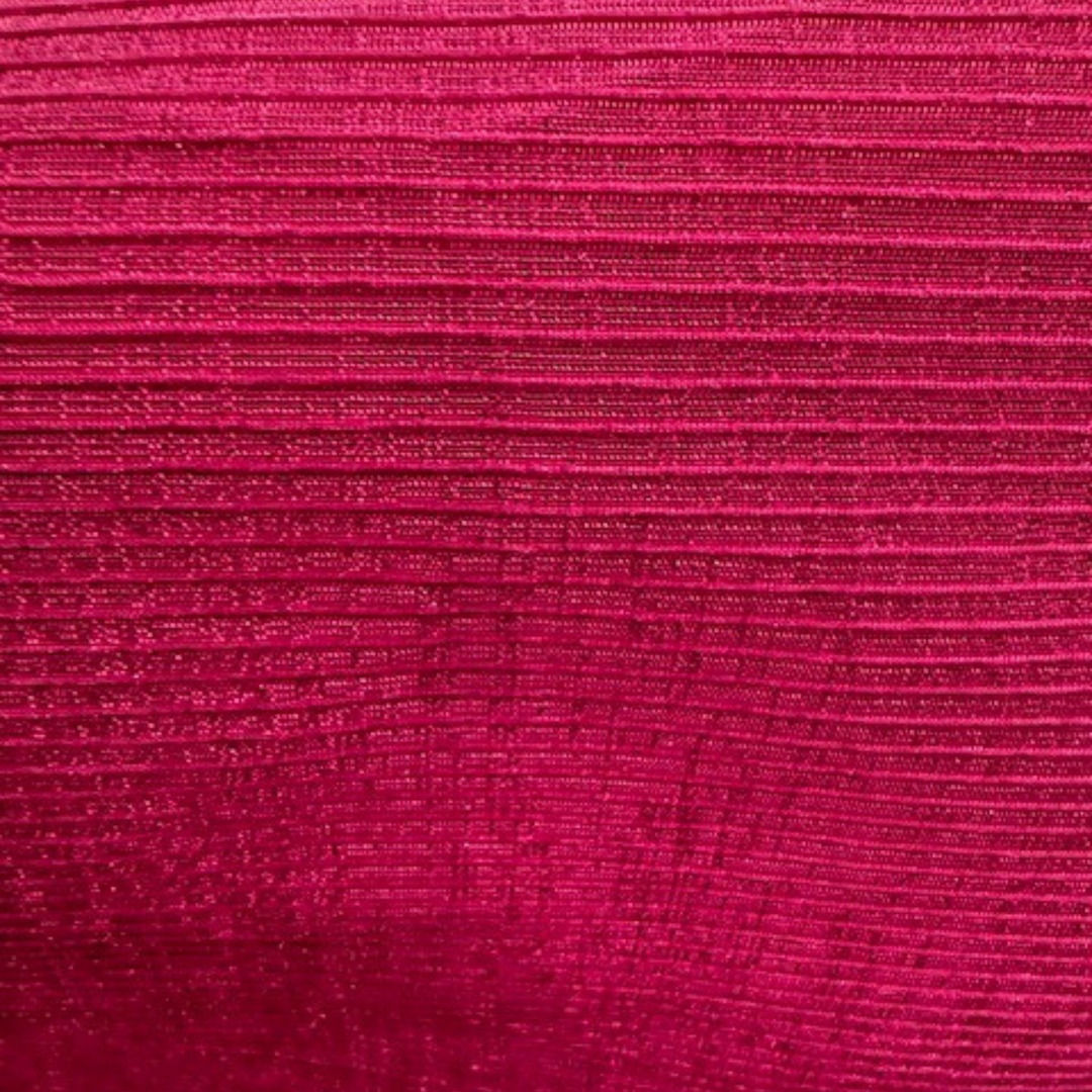 64" Farrisilk Hot Pink Pleated Christmas Tree Skirt