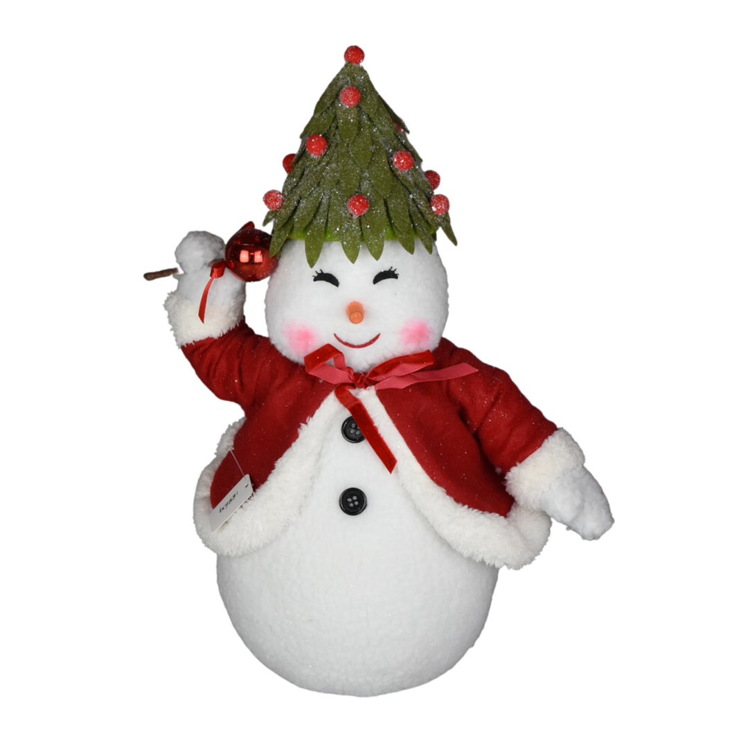 Direct Export 16" Snowman with Tree Hat