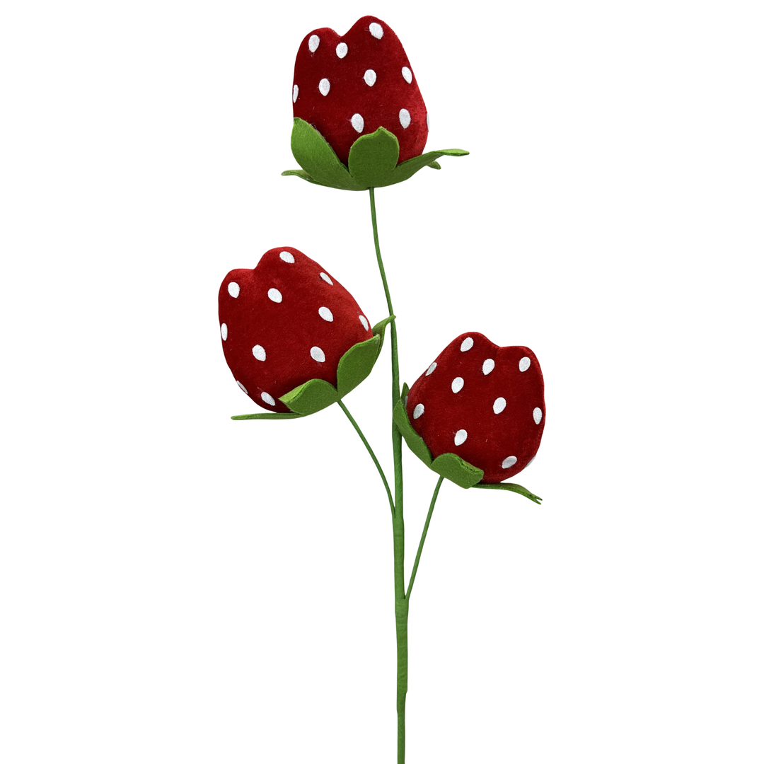 24" Red Strawberry Pick