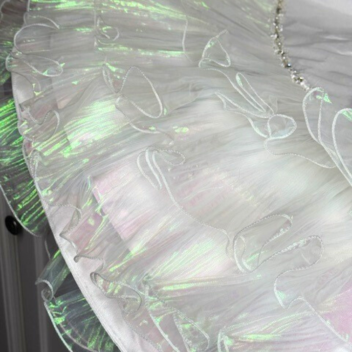 60" Farrisilk Iridecent Ballerina Tree Skirt