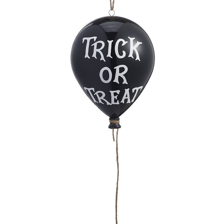 8" Halloween Trick or Treat Balloon in Black and White