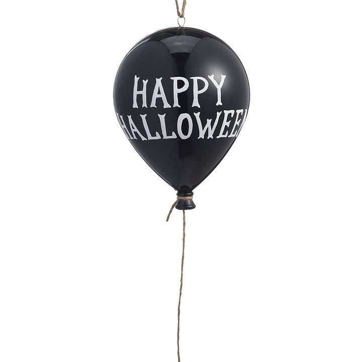 8" Halloween Happy Halloween Balloon in Black and White