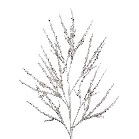 Farrisilk 32" Champagne Gold Twinkling Twigs with sparkling branches for Christmas trees, wreaths, garlands and elegant holiday décor.