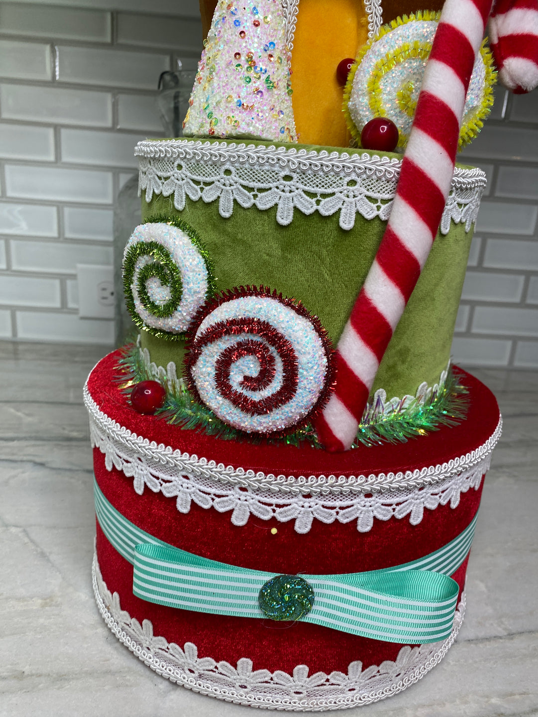 21” Gingerbread Candy House