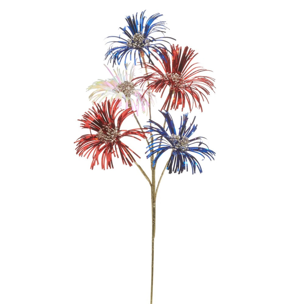red white and blue decorative spray