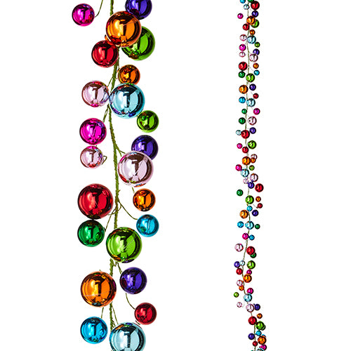 RAZ 6’ Multicolor Ball Garland