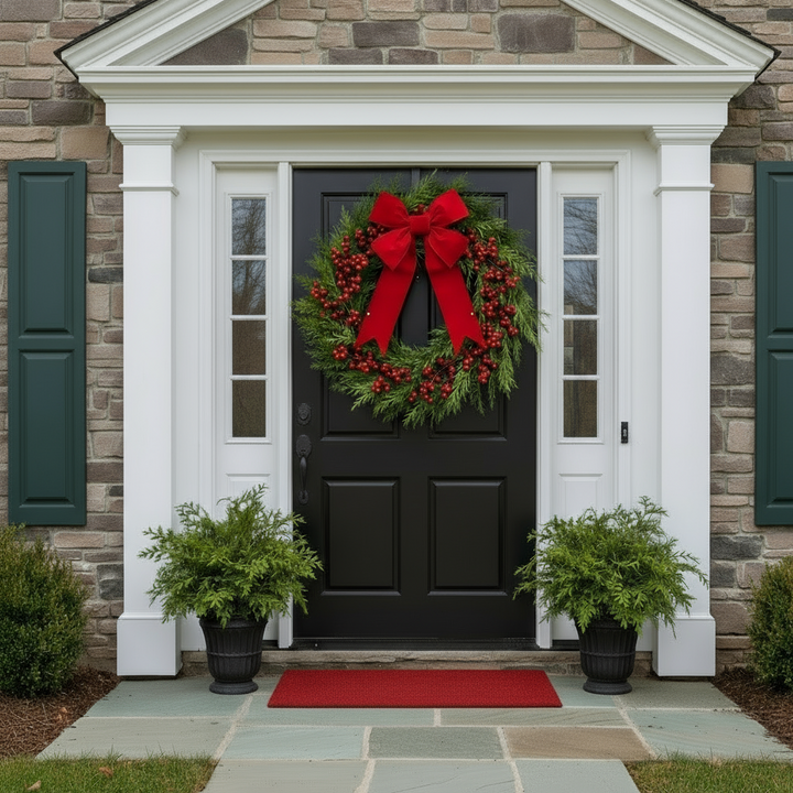 Vickerman Outdoor 36" x 45" Red Velvet Bow