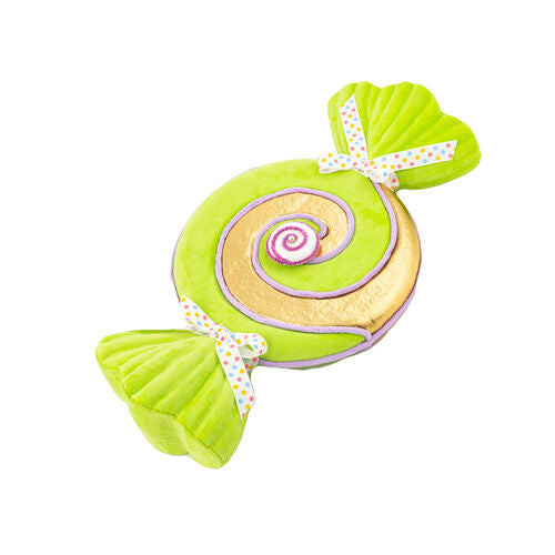 24" Green and Gold Swirl Candy Wrapper