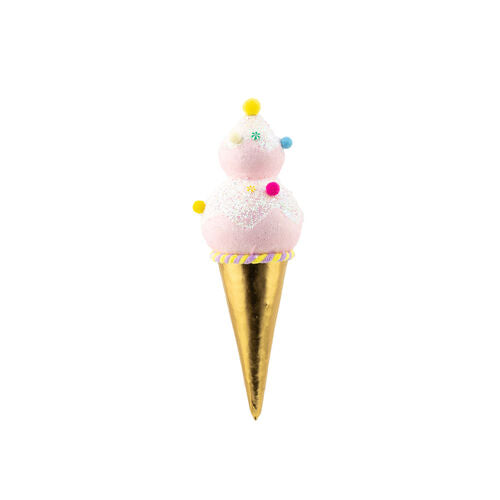 15" Pink Double Scoop Ice Cream Cone
