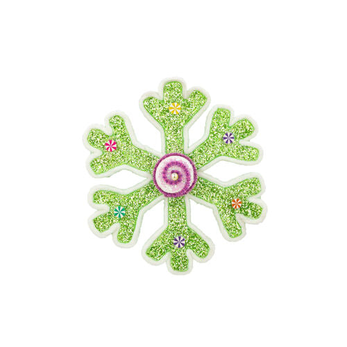10" Green Candy Snowflake