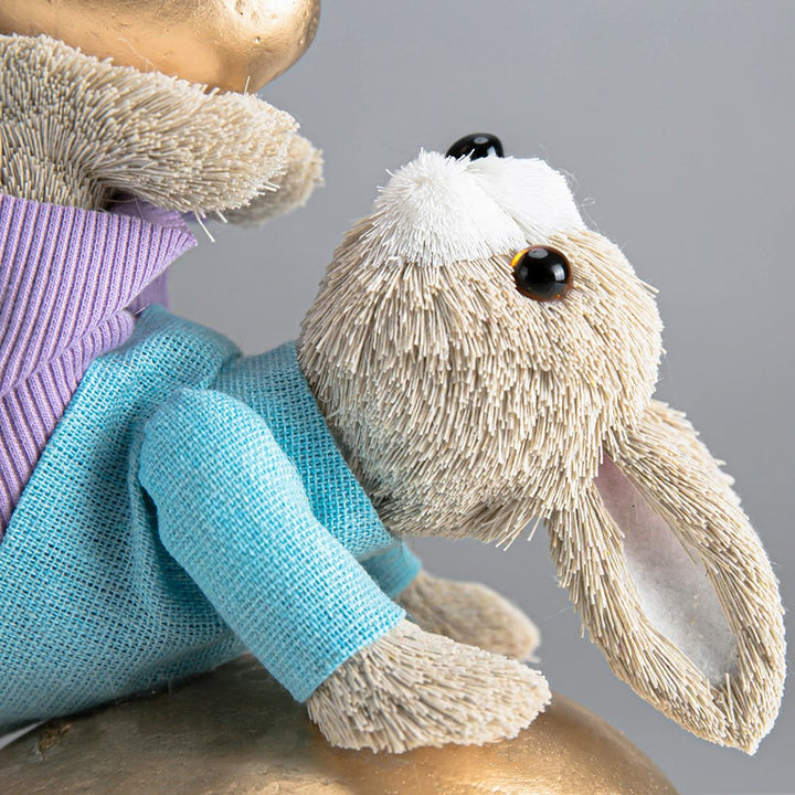 9.1" Sisal Easter Rabbit Set - one of each design
