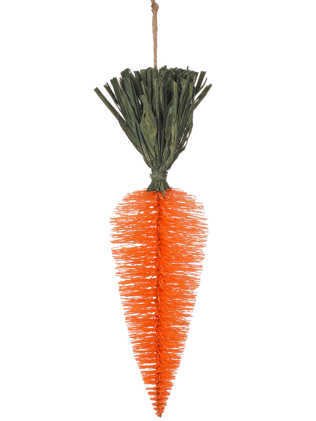 Regency 11" Orange Glitter Bristle Carrot