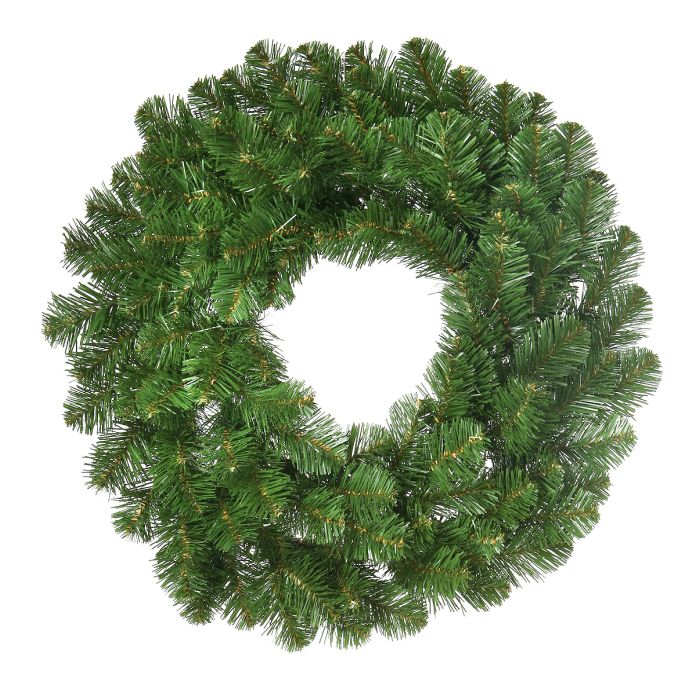 Regency 48-inch LED Deluxe Oregon Fir Christmas wreath with 300 evergreen tips and 100 lights for large doors, walls and holiday decorating.