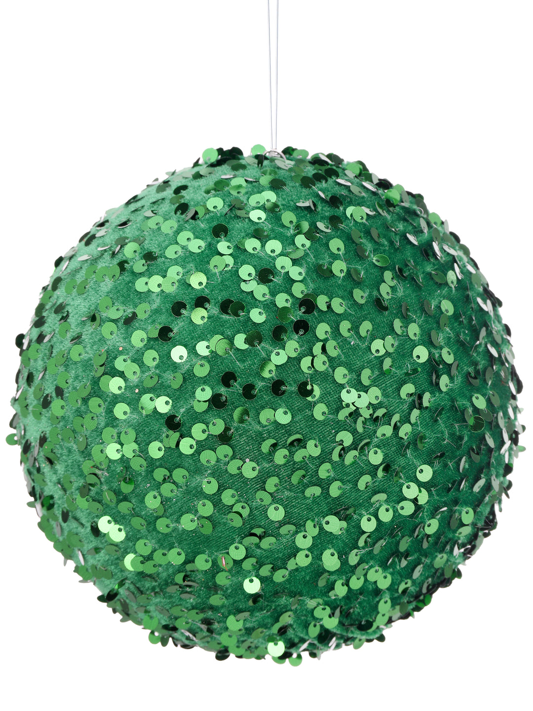 Regency 6" Green Sequin Ball Ornament