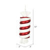 Vickerman 13" Red and White Twisted Candy