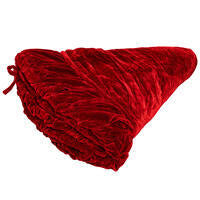 Vickerman 60" Plush Red Velvet Christmas Tree Skirt