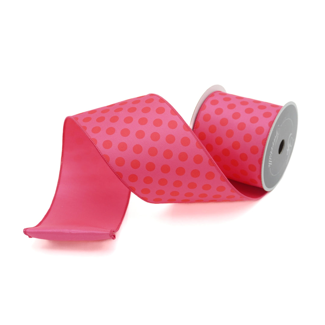 Farrisilk 4 x 10 YD Burlap Borders Wired Ribbon in Hot Pink –  DecoratorCrafts