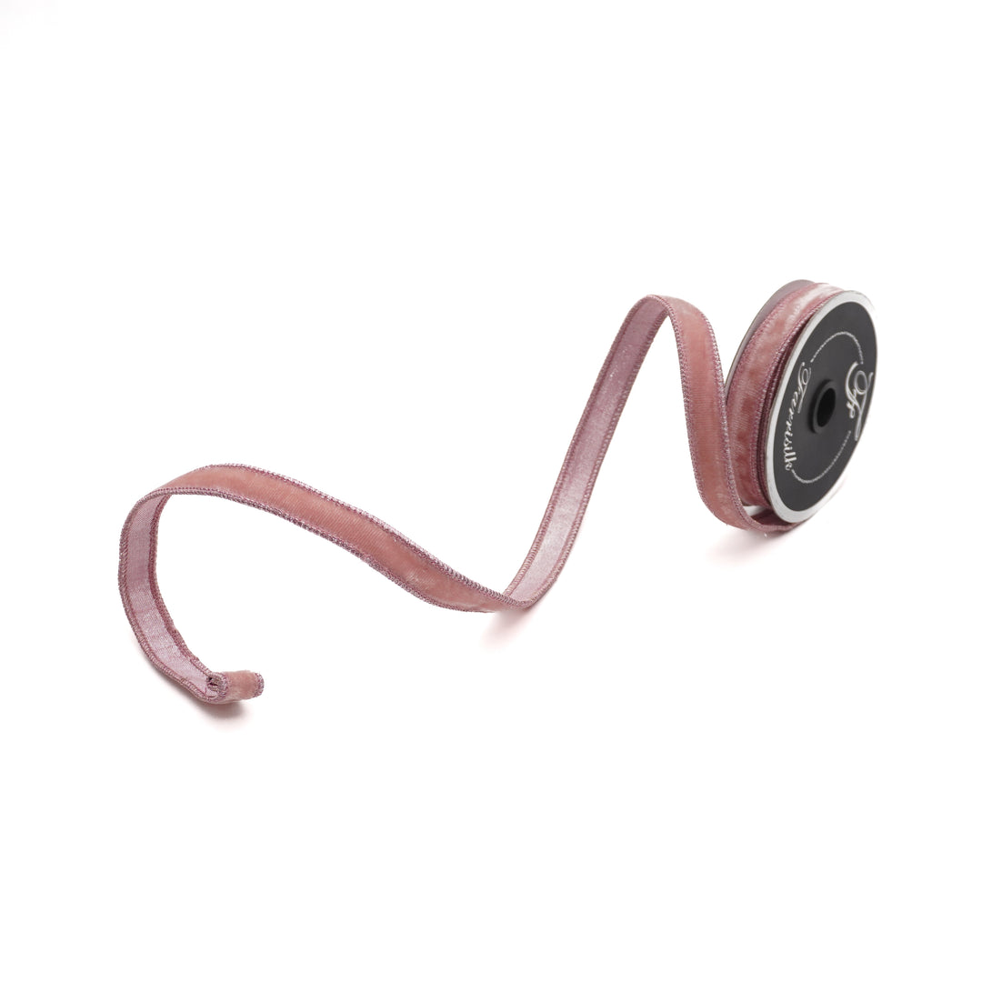 Farrisilk .75" x 10 YD Pink Velvet Luster Wired Ribbon