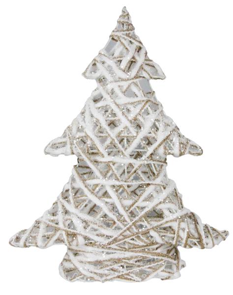 15.5" White Christmas Tree