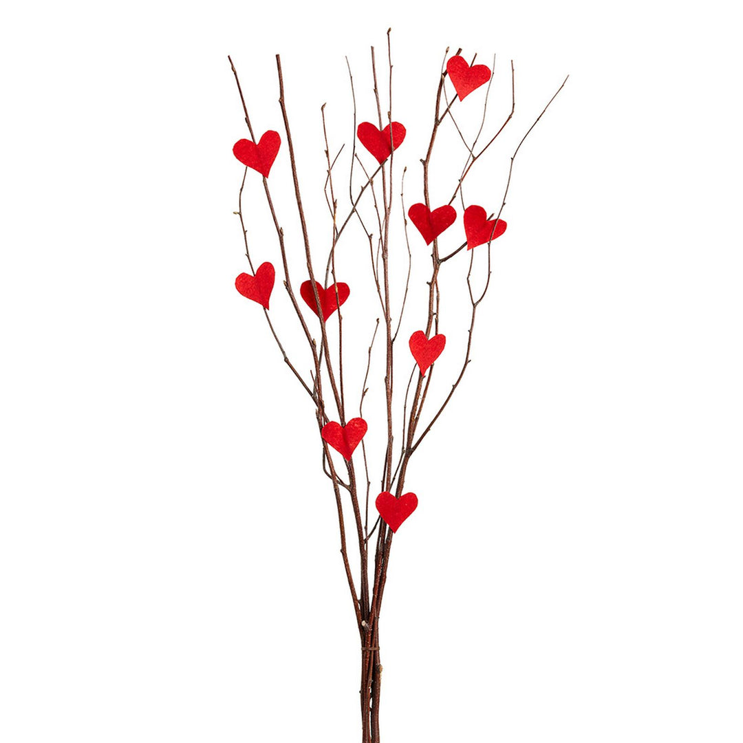 29.5" Red Heart Twig Bundle