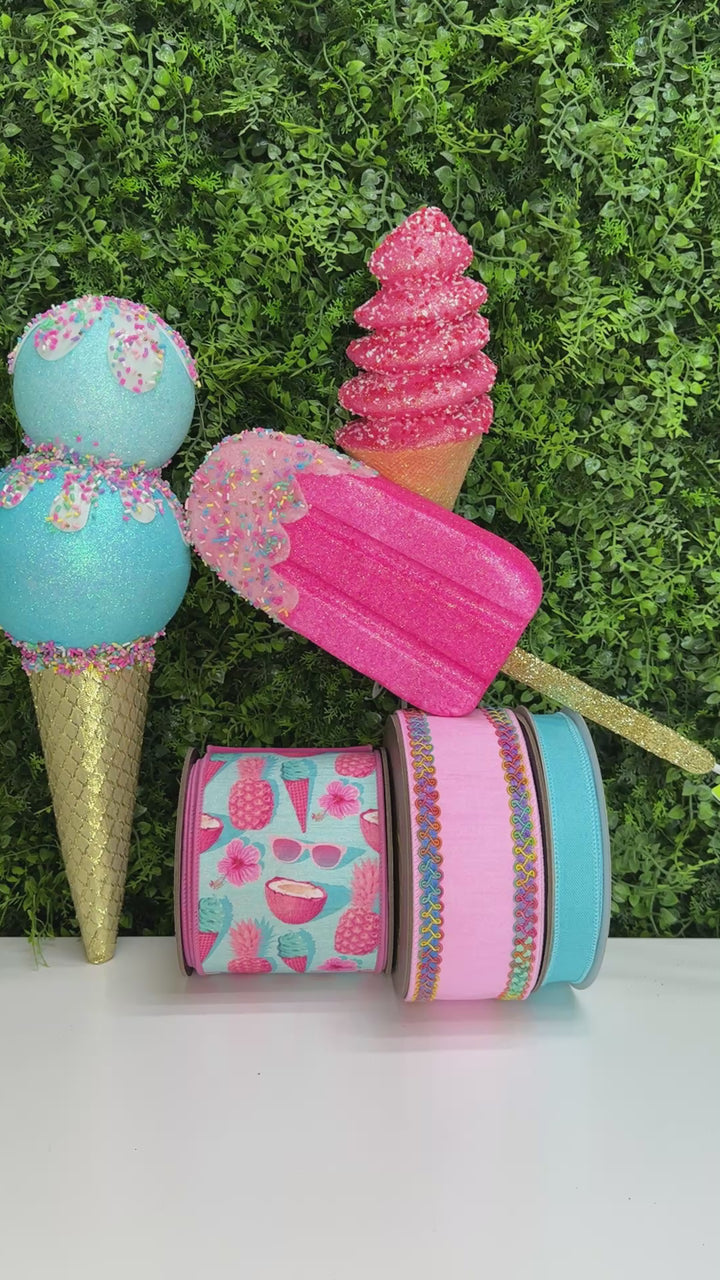 Sweet Escape Summer Designer Decor - Ice Cream Tropical Bundle