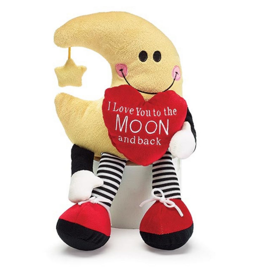 12" H  I Love you to the Moon and Back Plush Attachment