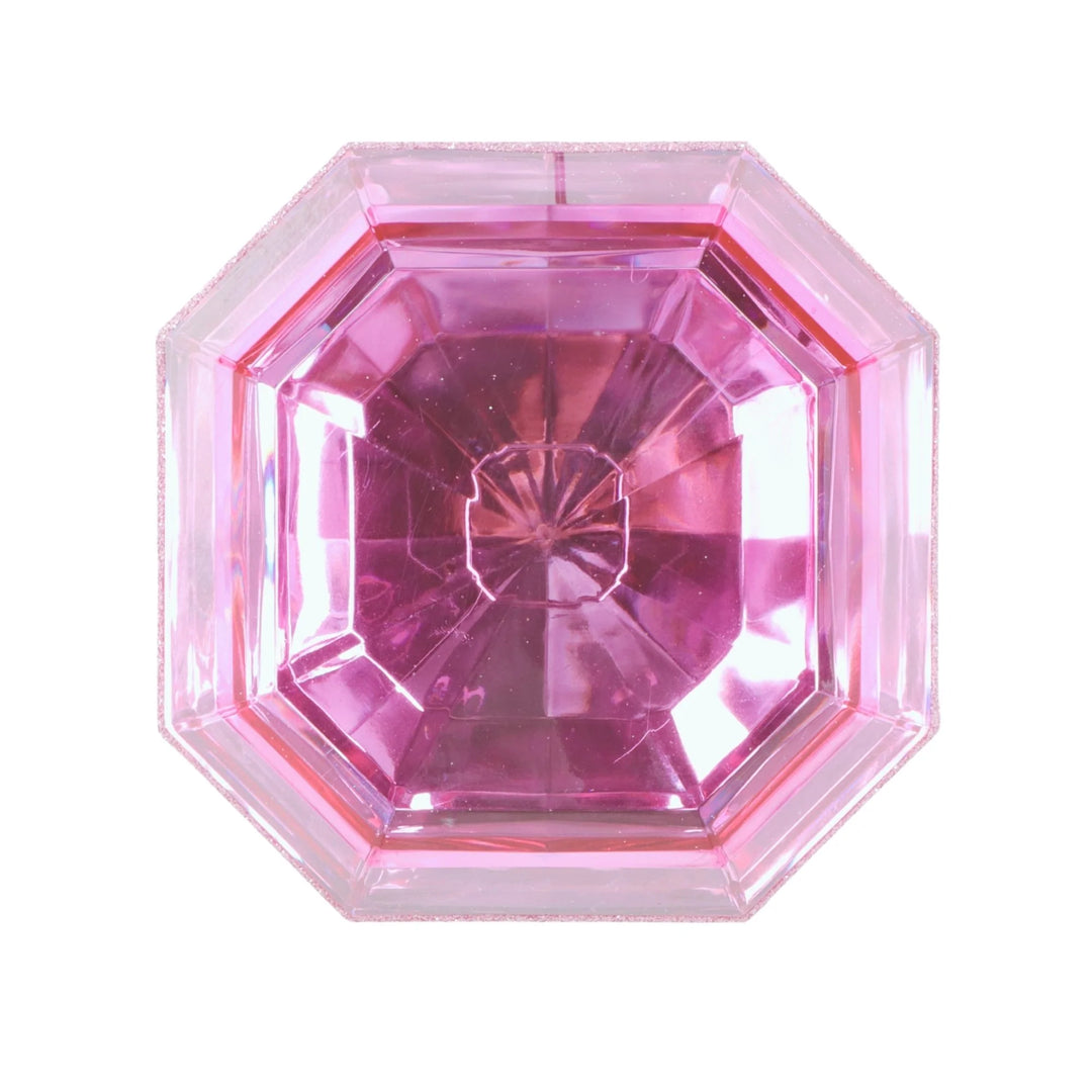Farrisilk 6" Square Jewel - Gem in Pink