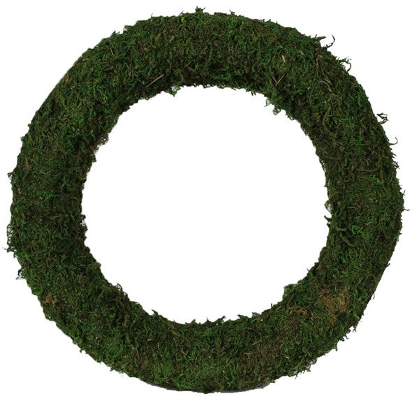 16" Diameter Moss Wreath