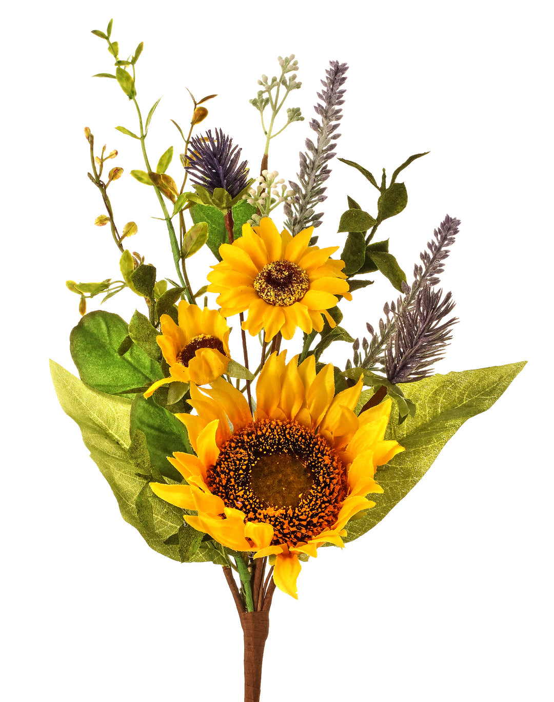 Regency 16" Sunflower and Thistle Pick in Yellow/Purple