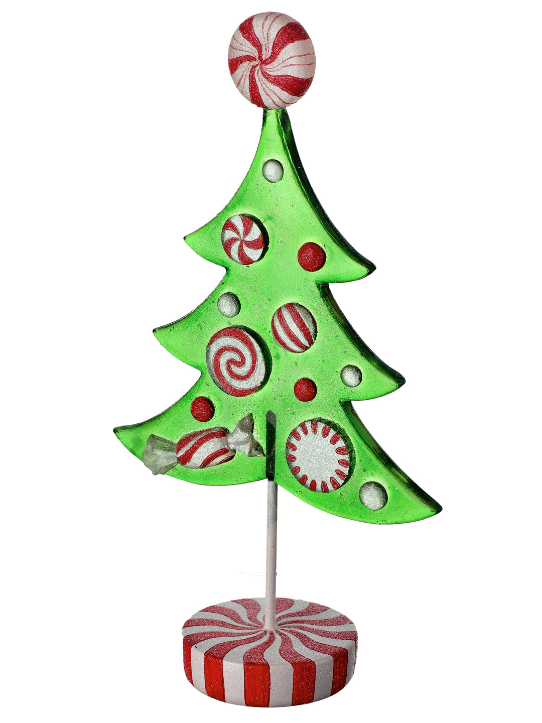 Regency 13" Resin Peppermint Candy Christmas Tree