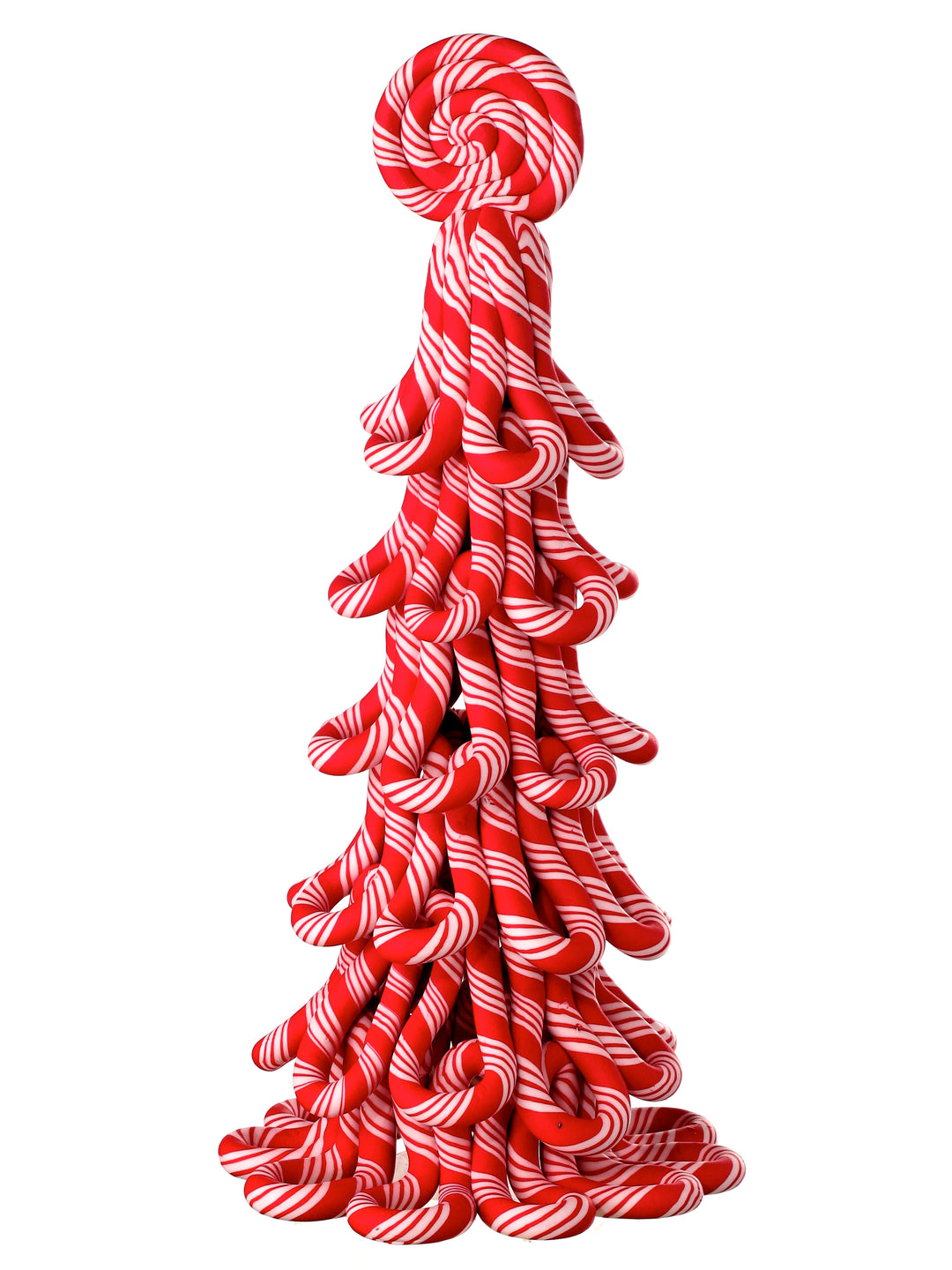 Regency 13" Claydough Peppermint Candy Tree in Red/White