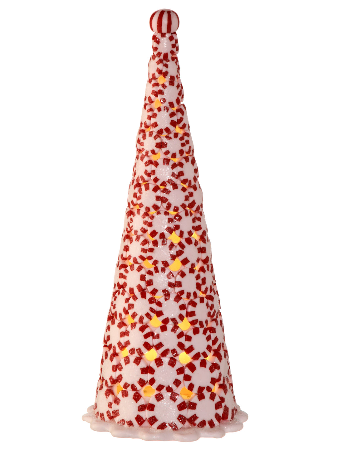 Regency 13" LED/Timer Peppermint Candy Tree